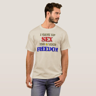 Camiseta Sacrificio del cónyuge para la libertad, militar