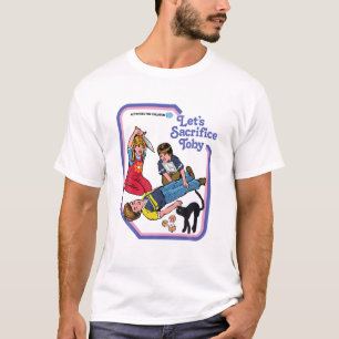 Camiseta Sacrificio-Toby-Actividades-Para Niños-Negro-
