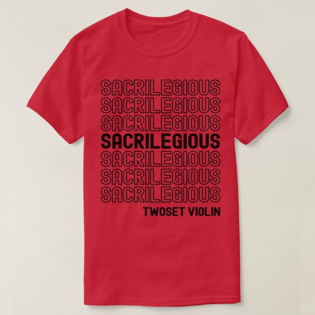 Camiseta Sacrilegión Twoset 1 (Diseño del anverso)