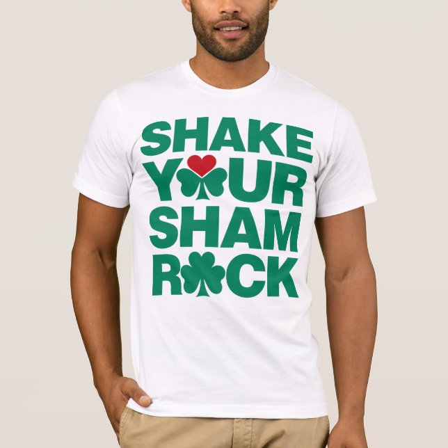 Camiseta Sacuda su trébol - verde (Anverso)