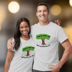 Camiseta Sacudí mi árbol genealógico y cayeron algunas nuec
