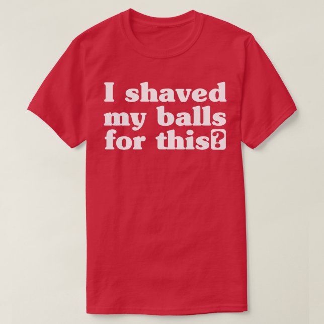 Camiseta Sacudí mis bolas por esteTShirt (Diseño del anverso)
