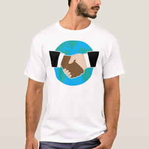 Camiseta Sacudida de la mano del mundo