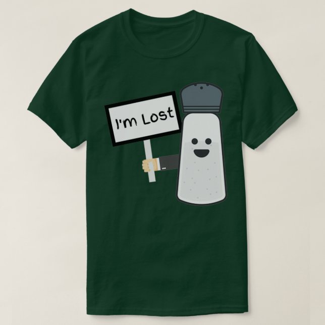 Camiseta Sacudida de sal perdida (Diseño del anverso)