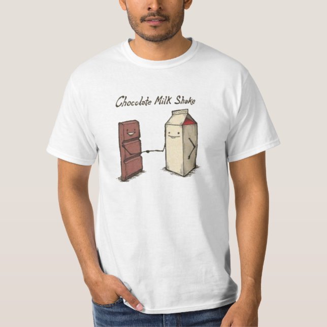 Camiseta Sacudida del chocolate caliente (Anverso)