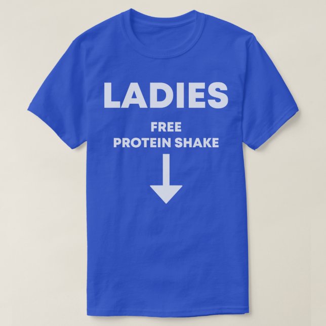 Camiseta Sacudida libre de proteínas (Diseño del anverso)