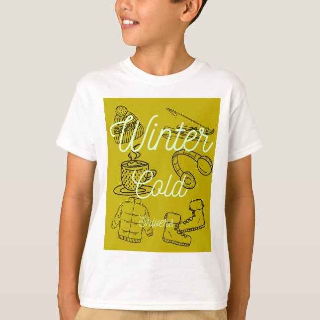 Camiseta Sacudidas frías de invierno (Anverso)