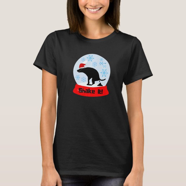 Camiseta Sacudir Globo de Perro que Defeca (Anverso)