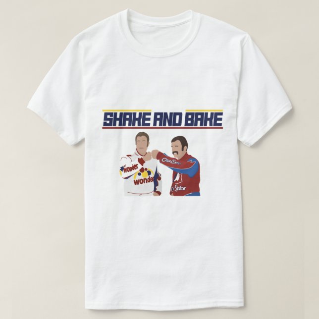 Camiseta Sacudir y hornear (Diseño del anverso)