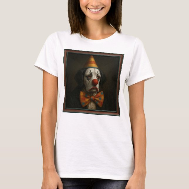 Camiseta Sad Clown Dog (Anverso)