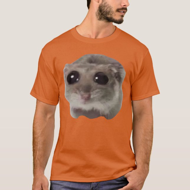 Camiseta Sad Hamster Meme family funny friends (Anverso)