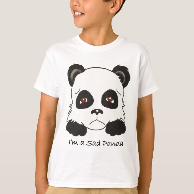 Camiseta Sad Panda (Anverso)