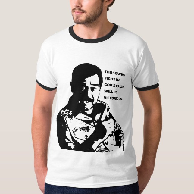 Camiseta Saddam Hussain (Anverso)