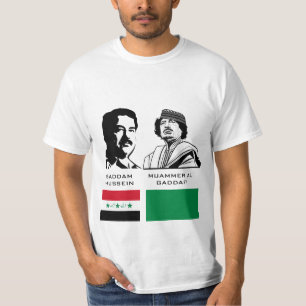 Camiseta Saddam y Gaddafi