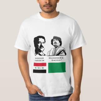 Camiseta Saddam y Gaddafi