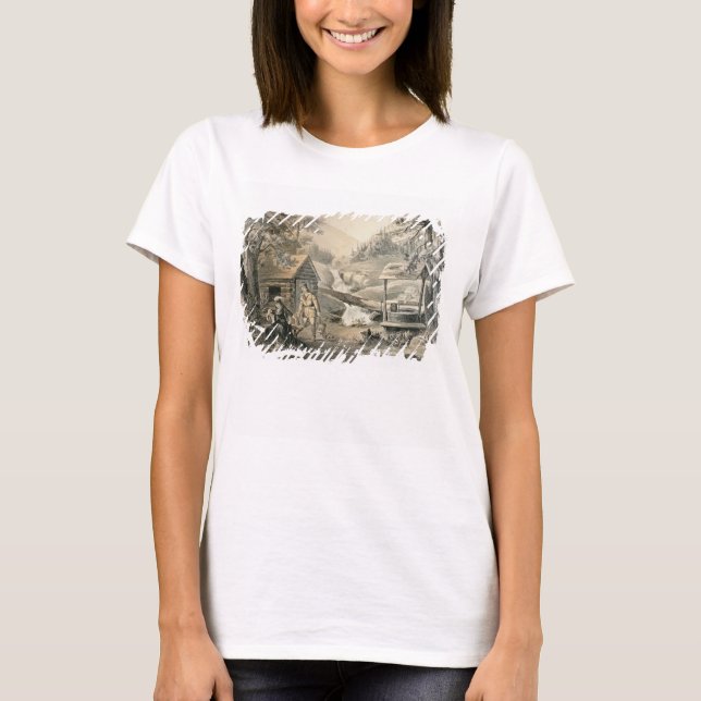 Camiseta 'Saddle Mending', Poster de la estrella de 'Davy C (Anverso)