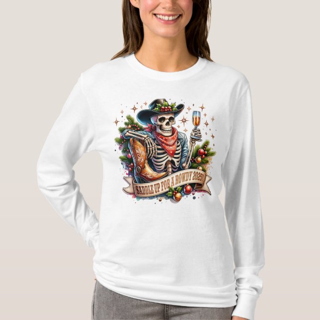 Camiseta Saddle Up For A Rowdy 2025 (Anverso)