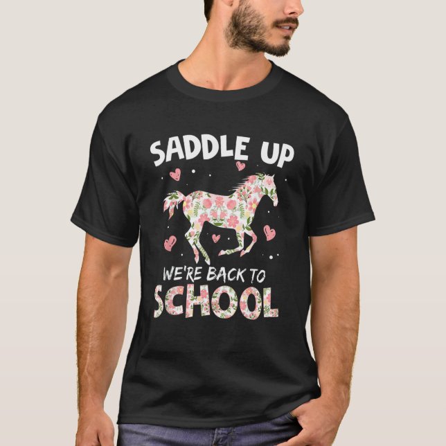 Camiseta Saddle Up Volvemos a la escuela en Guay (Anverso)