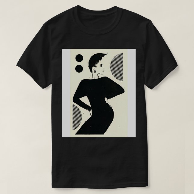 Camiseta Sade Danceteria 1983 (Diseño del anverso)