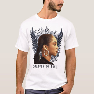 Camiseta sade soldier of love music angel