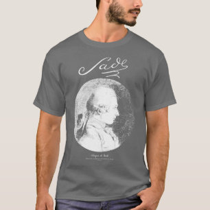 Camiseta SadeMarquis de SadeFrench Writer Books 1
