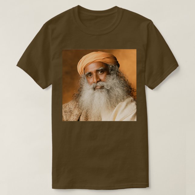 Camiseta Sadhguru, fundador de Isha Yoga (Diseño del anverso)