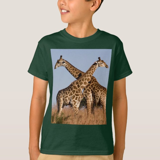 Camiseta Safari Africa Mod Moda  Destiny Giraffe (Anverso)
