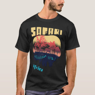 Camiseta Safari África Serengeti Elefantes de Vida Silvestr