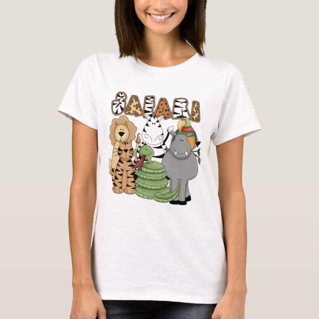 Camiseta Safari animal (Anverso)