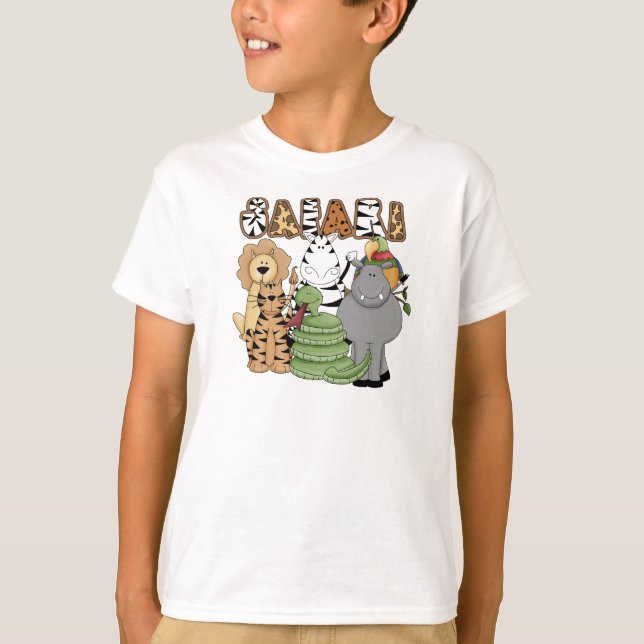 Camiseta Safari animal (Anverso)