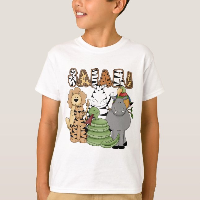 Camiseta Safari animal (Anverso)