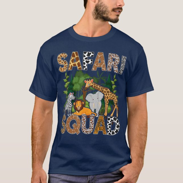 Camiseta Safari Art for Men Women Zoologist African Print Z (Anverso)