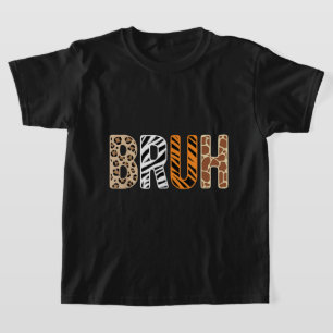 Camiseta Safari Bruh Meme Diseño de vida silvestre para i