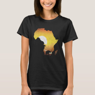 Camiseta Safari de África Animal Sabana Elefante del Sol