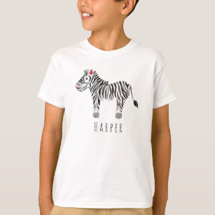 Camiseta Safari de Cebra color de agua de Guay de niño con 