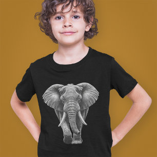 Camiseta Safari de elefantes africanos y aventura zoológica