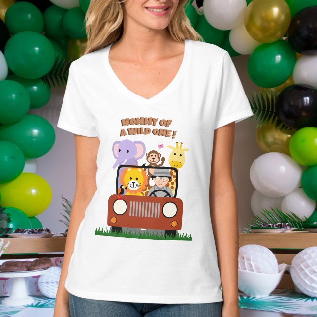 Camiseta Safari de la selva salvaje un zoológico Baby Showe (Subido por el creador)