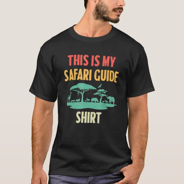 Camiseta Safari Guide Safari Naturaleza Fanatic Zookeeper (Anverso)