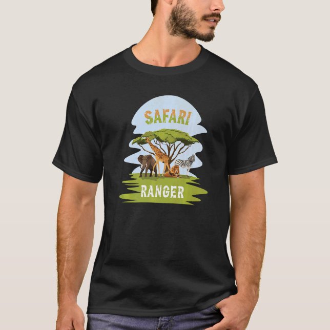 Camiseta Safari Ranger Costume Decoraciones Safari Safari (Anverso)