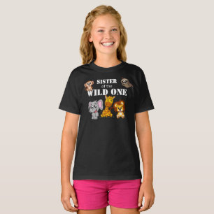 Camiseta Safari salvaje de una jungla Primera Hermana de Cu