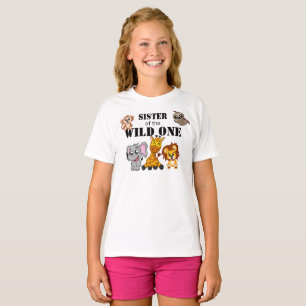 Camiseta Safari salvaje de una jungla Primera Hermana de Cu