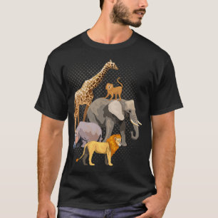 Camiseta Safari Squad Africa Safari Animals Gracioso Zooló
