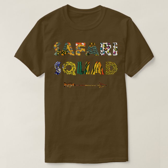 Camiseta Safari Squad African Family Vacation Summer Vacay  (Diseño del anverso)