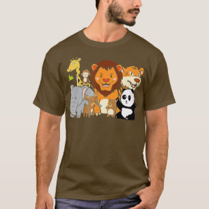 Camiseta Safari Squad African Wildlife Animals Zoo Animal L