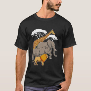 Camiseta Safari Squad Animales Africanos Funny Anuncio de V