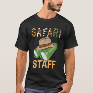 Camiseta Safari Staff Safari Nacimiento del Zoológico de Cu