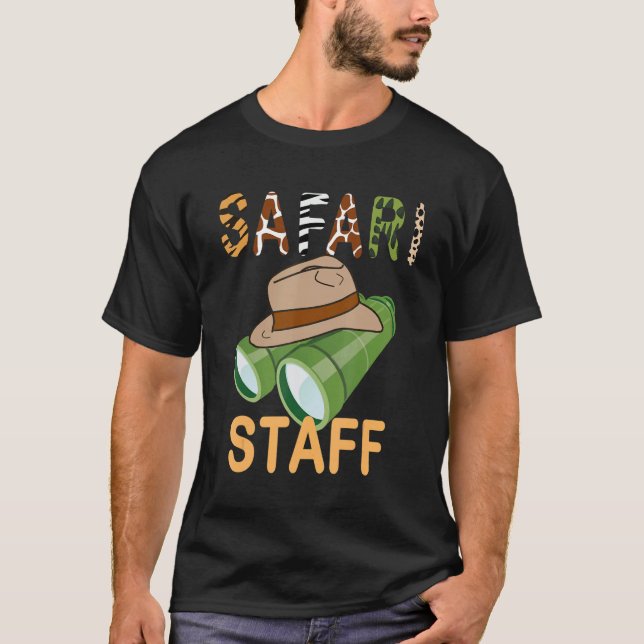 Camiseta Safari Staff Safari Nacimiento del Zoológico de Cu (Anverso)