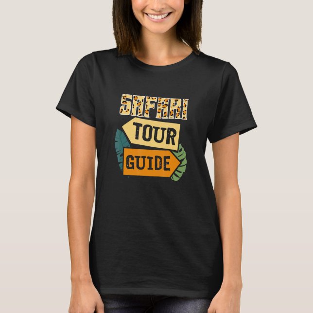 Camiseta Safari Tour Guide Africa Zoo Zookeeper African (Anverso)