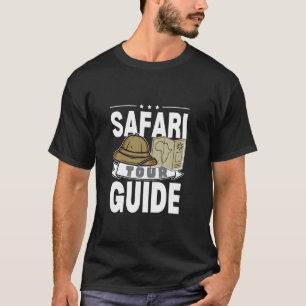 Camiseta Safari Tour Guide Costume Set Funny Africa Safa