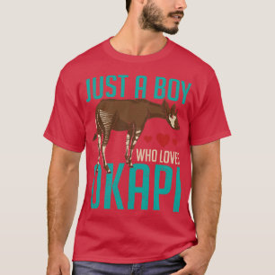 Camiseta Safari Wildlife Boys Animal Africano Okapi